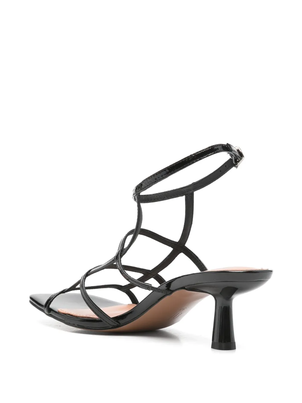 Bibi Lou patent-leather sandals Zwart