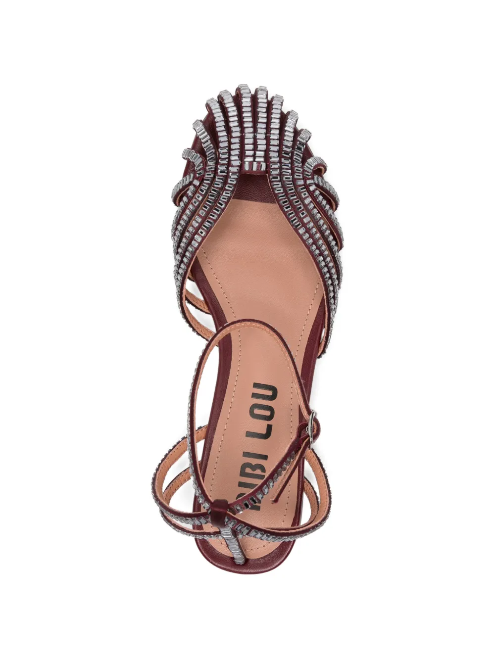Bibi Lou embellished strap sandals Rood