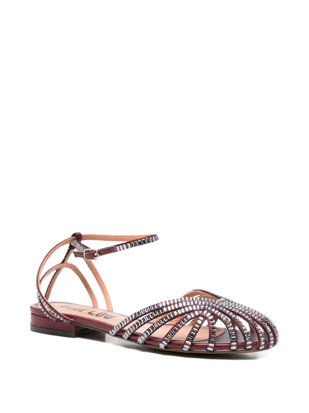 Bibi Lou embellished strap sandals Rood