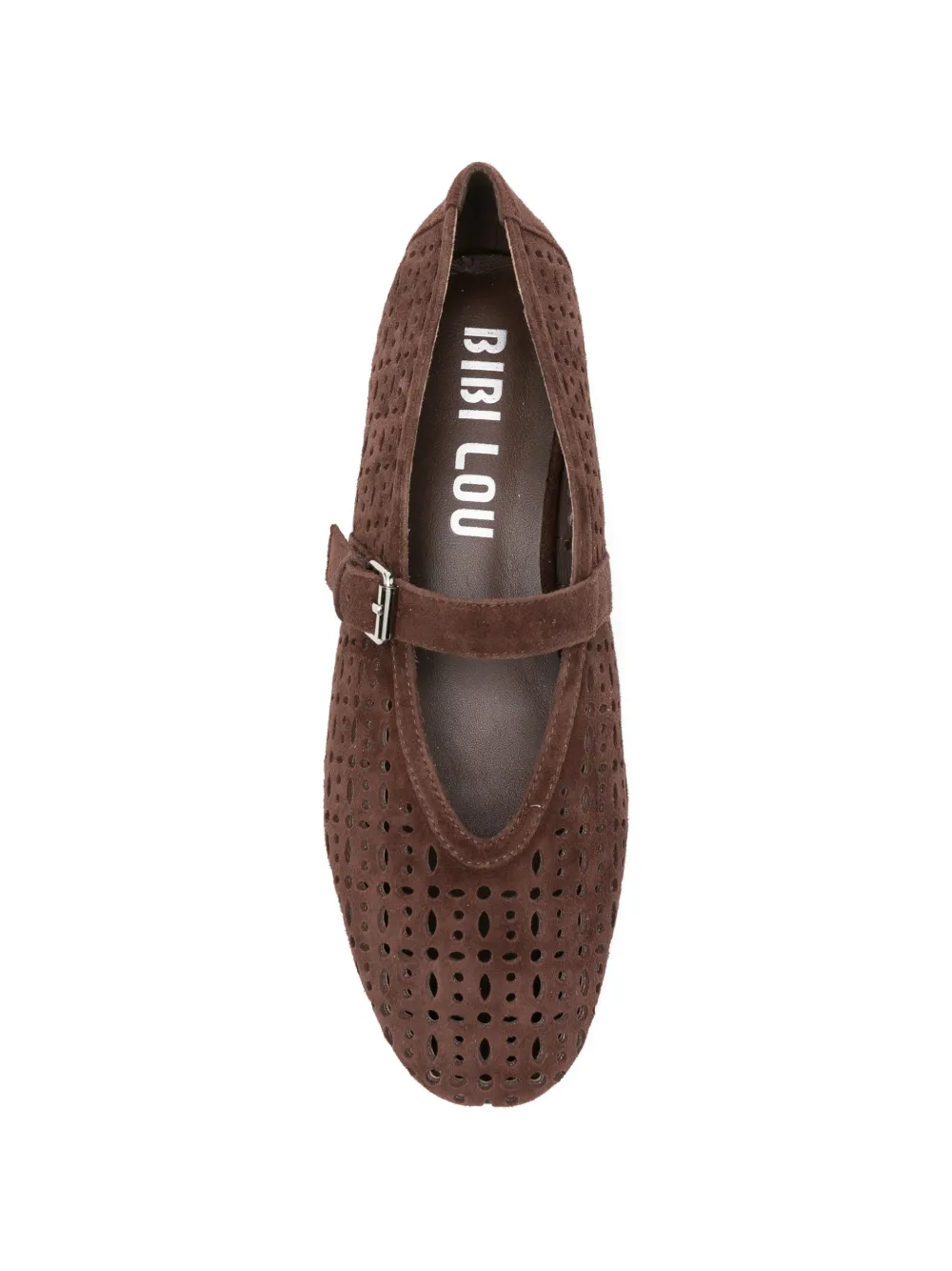 Bibi Lou cutout buckle ballet flats Bruin