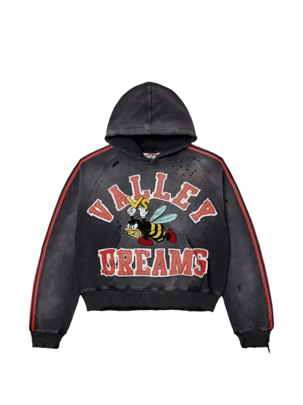 LIL TWIN着用 VALE FOREVER HOODIE VALE FOREVER Graphic Hoodie | Black | FARFETCH GR