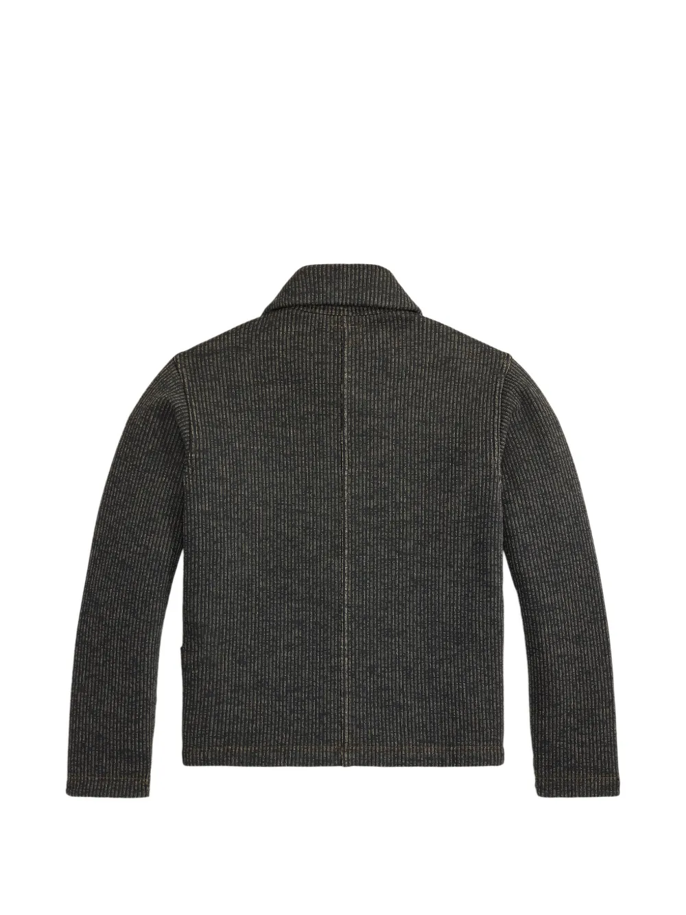 Ralph Lauren RRL Gestreept shirtjack met zak Grijs