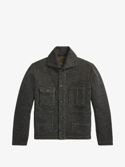 Ralph Lauren RRL 条纹口袋衬衫式夹克