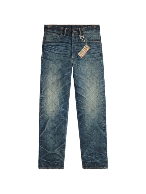 Ralph Lauren RRL quilted straight-leg jeans