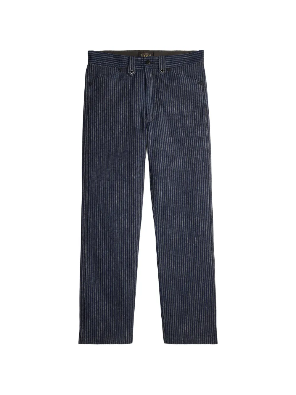 Ralph Lauren RRL pantalon à fines rayures - Bleu