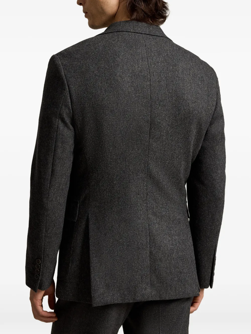 Polo Ralph Lauren Modern-fit polo blazer van gebroken twill Grijs