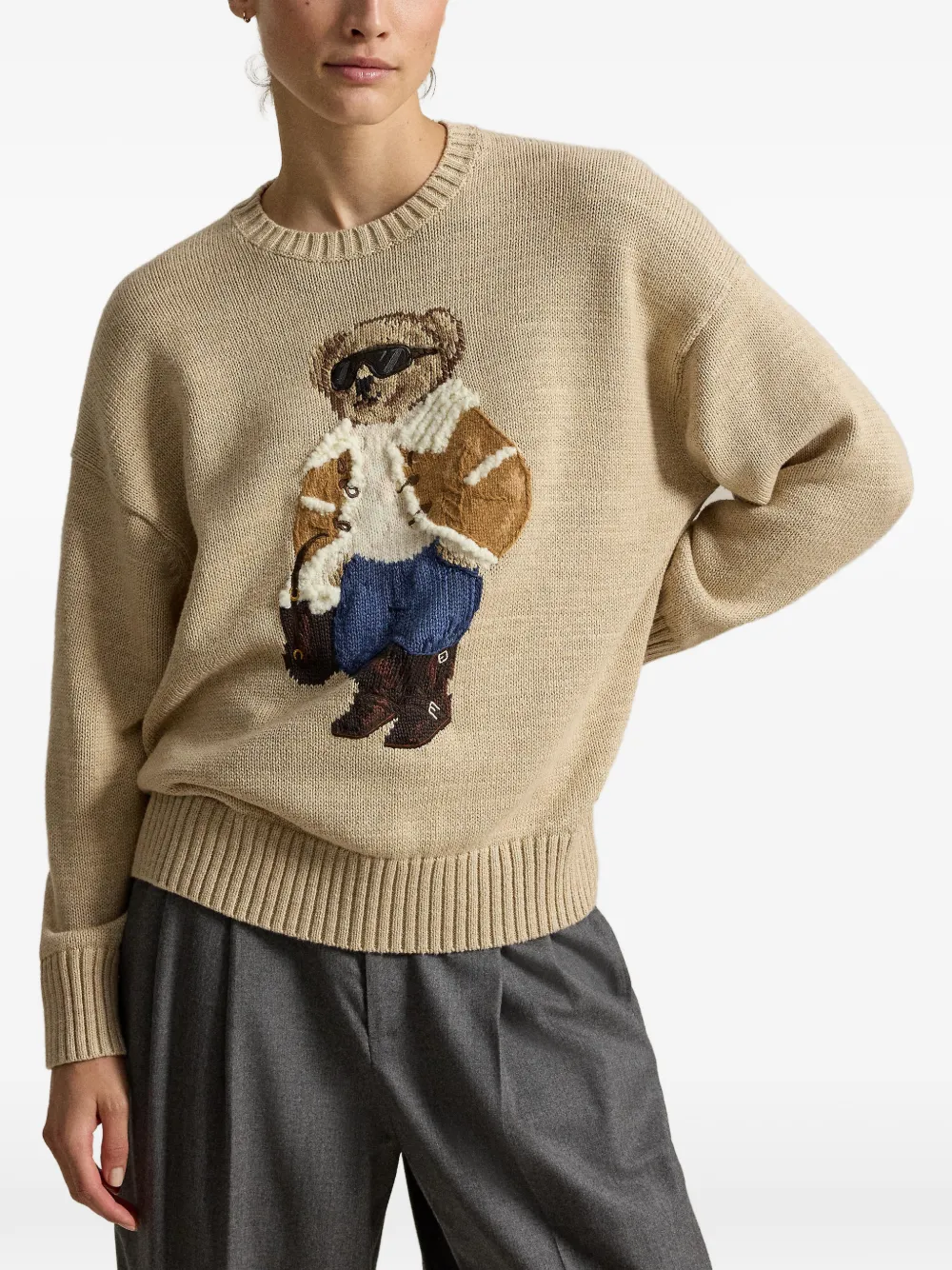 Polo Ralph Lauren Intarsia trui Beige