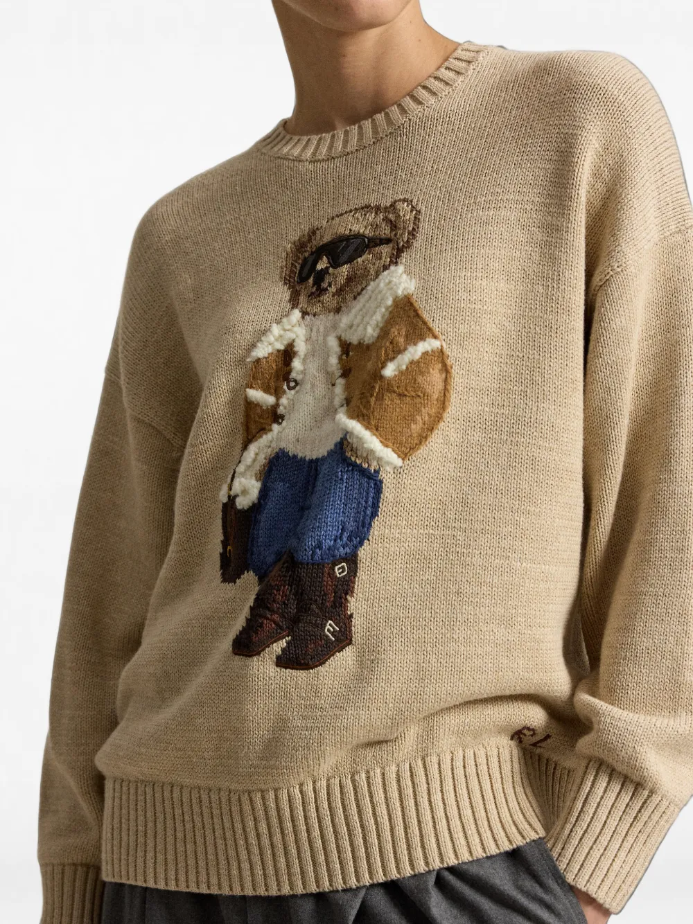 Polo Ralph Lauren Intarsia trui Beige