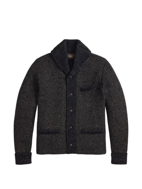 Ralph Lauren RRL كارديغان بحياكة الوافل وبطية صدر شال