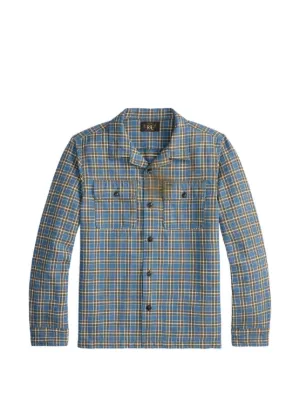 Ralph Lauren RRL チェック シャツ | ブルー | FARFETCH JP