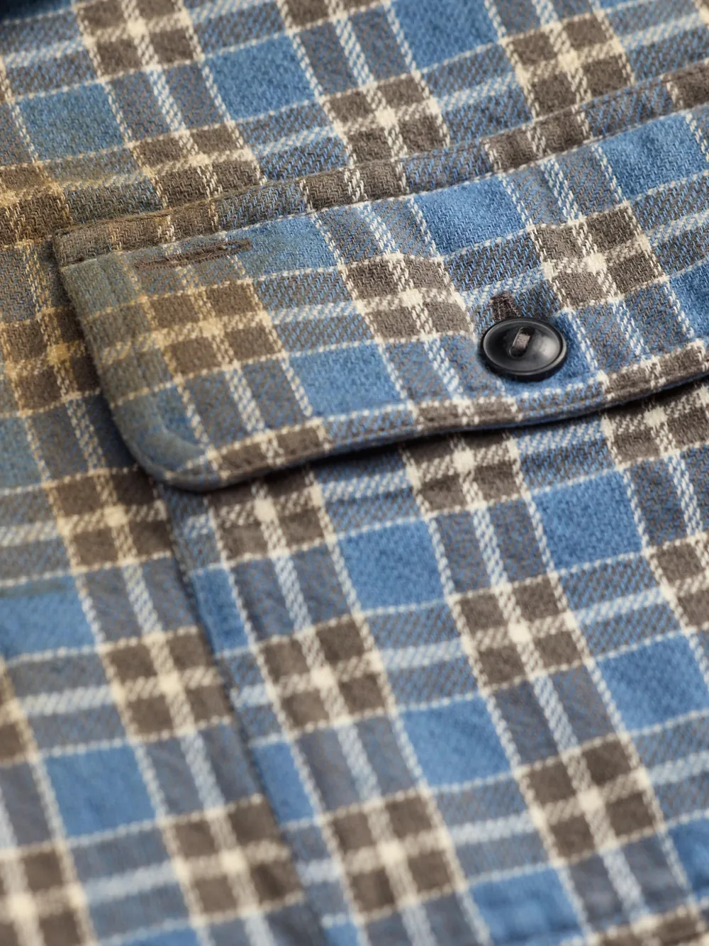 Ralph Lauren RRL Geruit katoenen overhemd Blauw