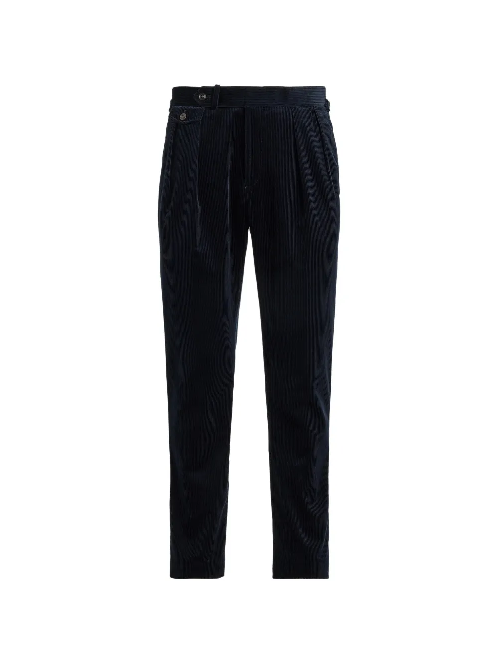 Polo Ralph Lauren pleated-detail corduroy trousers - Blu