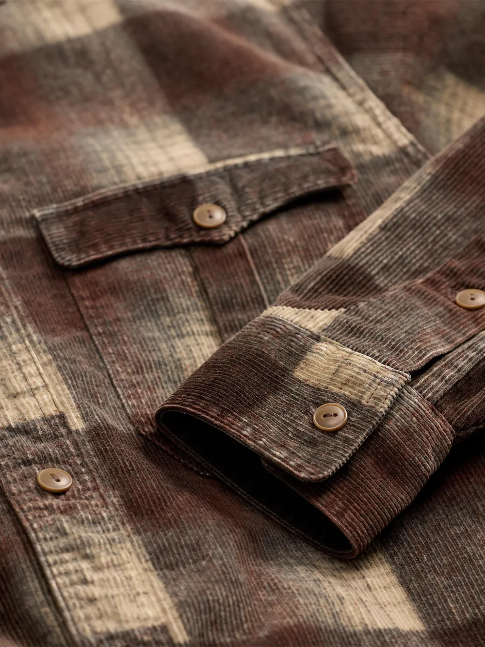 Ralph Lauren RRL Geruit overhemd Bruin