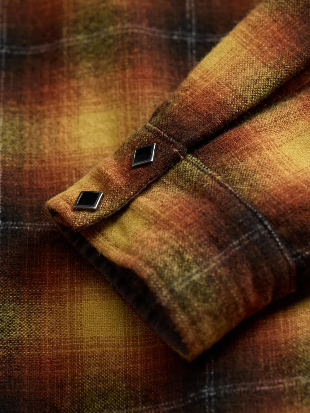 Ralph Lauren RRL Geruite overhemd met knoop Geel