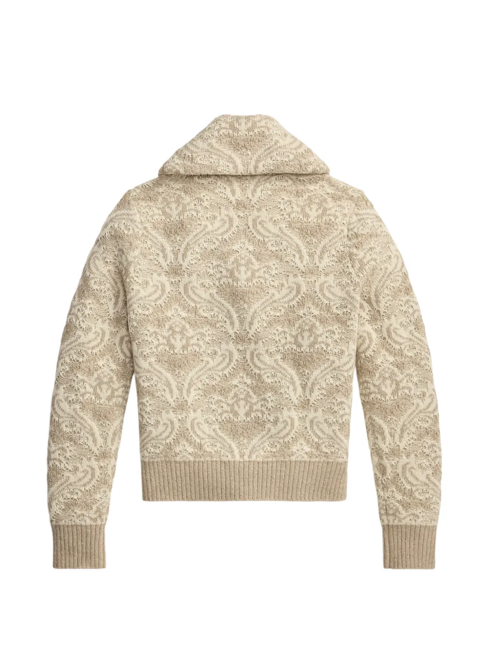 Ralph Lauren RRL Vest met patroon en knoop Beige