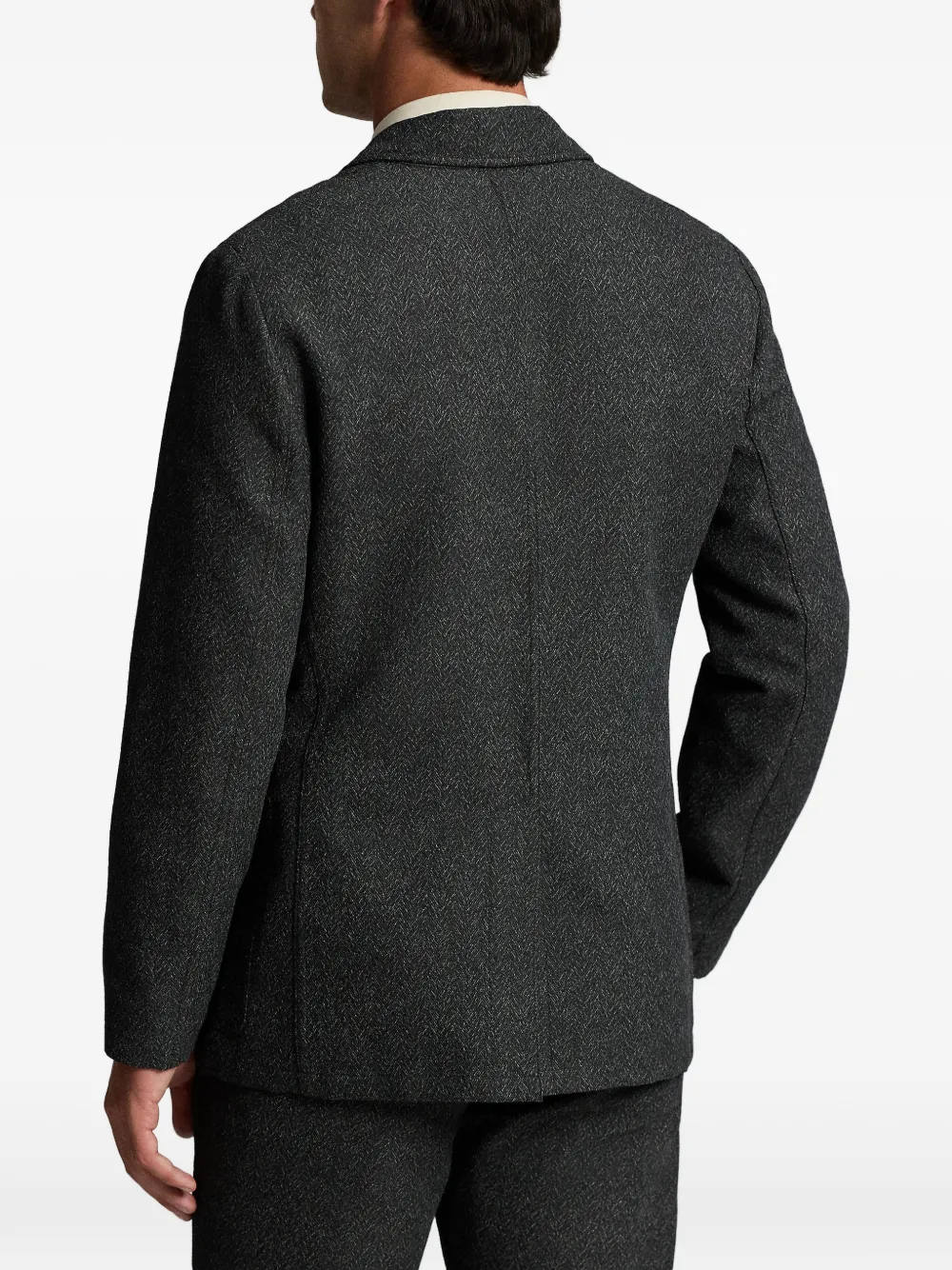 Ralph Lauren RRL Blazer met visgraatpatroon Grijs
