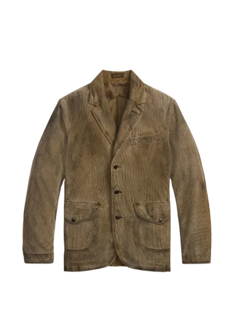 Ralph Lauren RRL corduroy elbow-patch cotton blazer