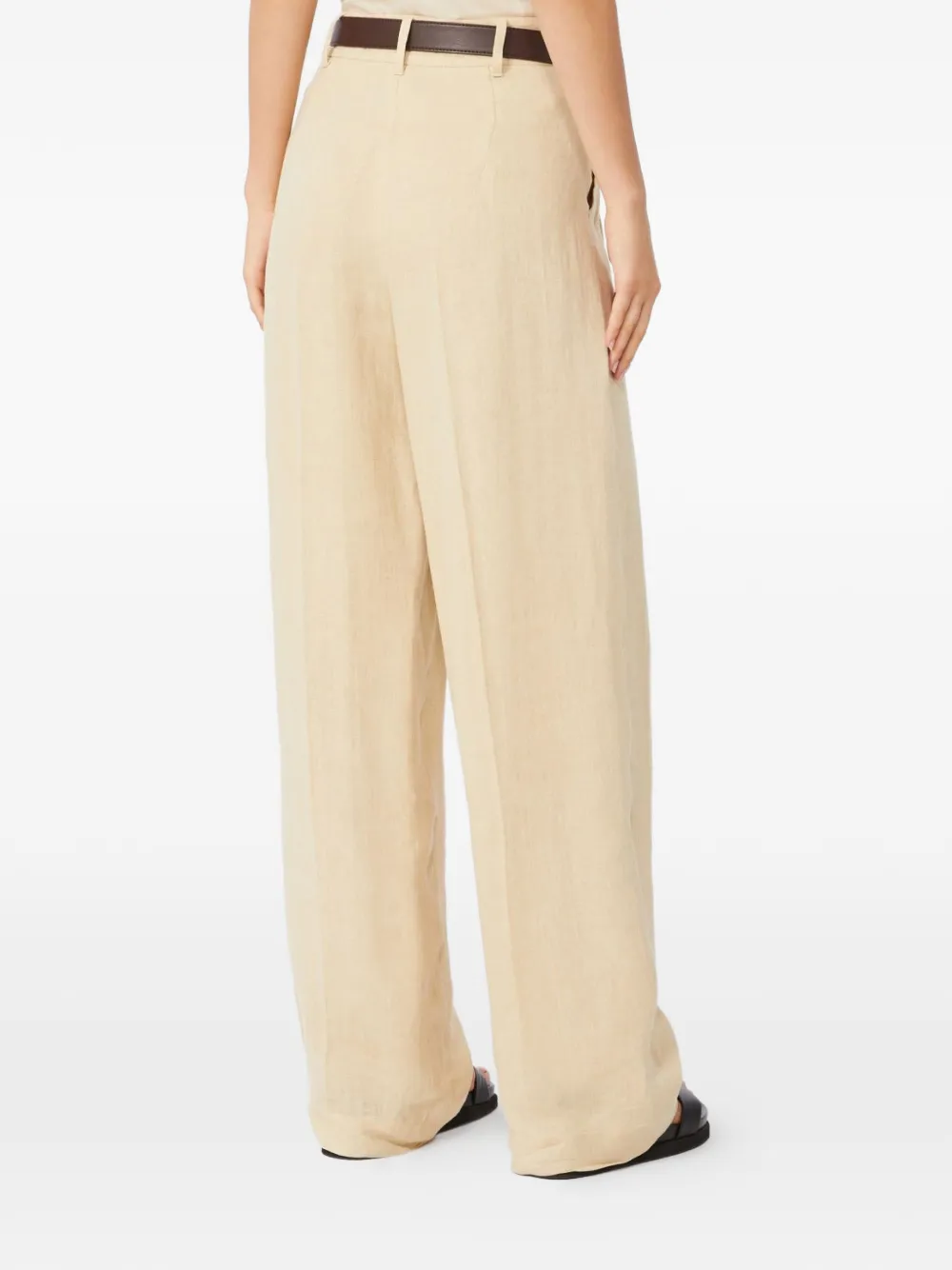 Max Mara Sumero Belted Trousers - Neutrals 