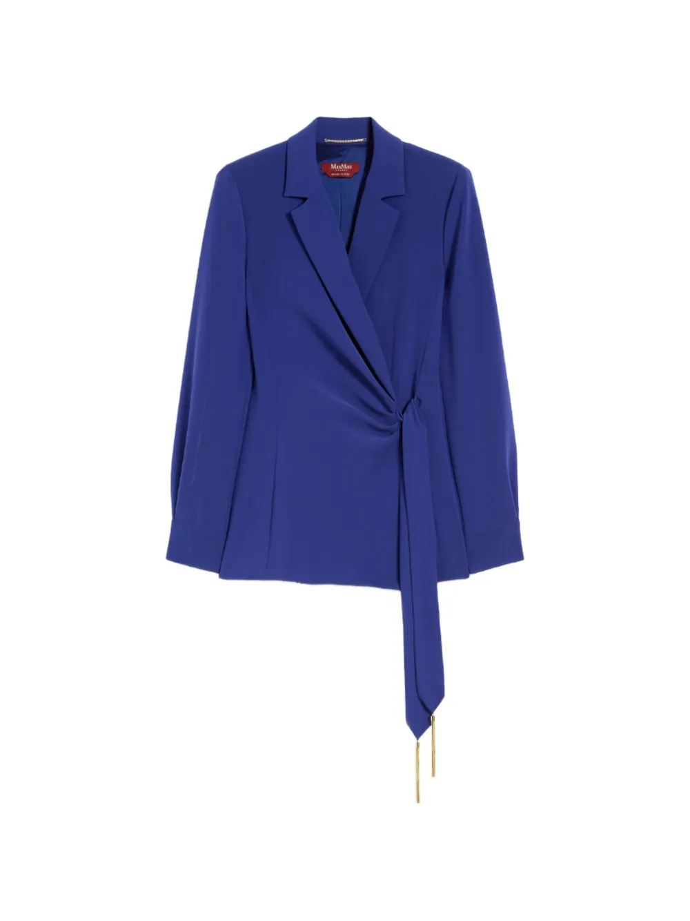 Max Mara Skipper tie-detail jacket - Blue