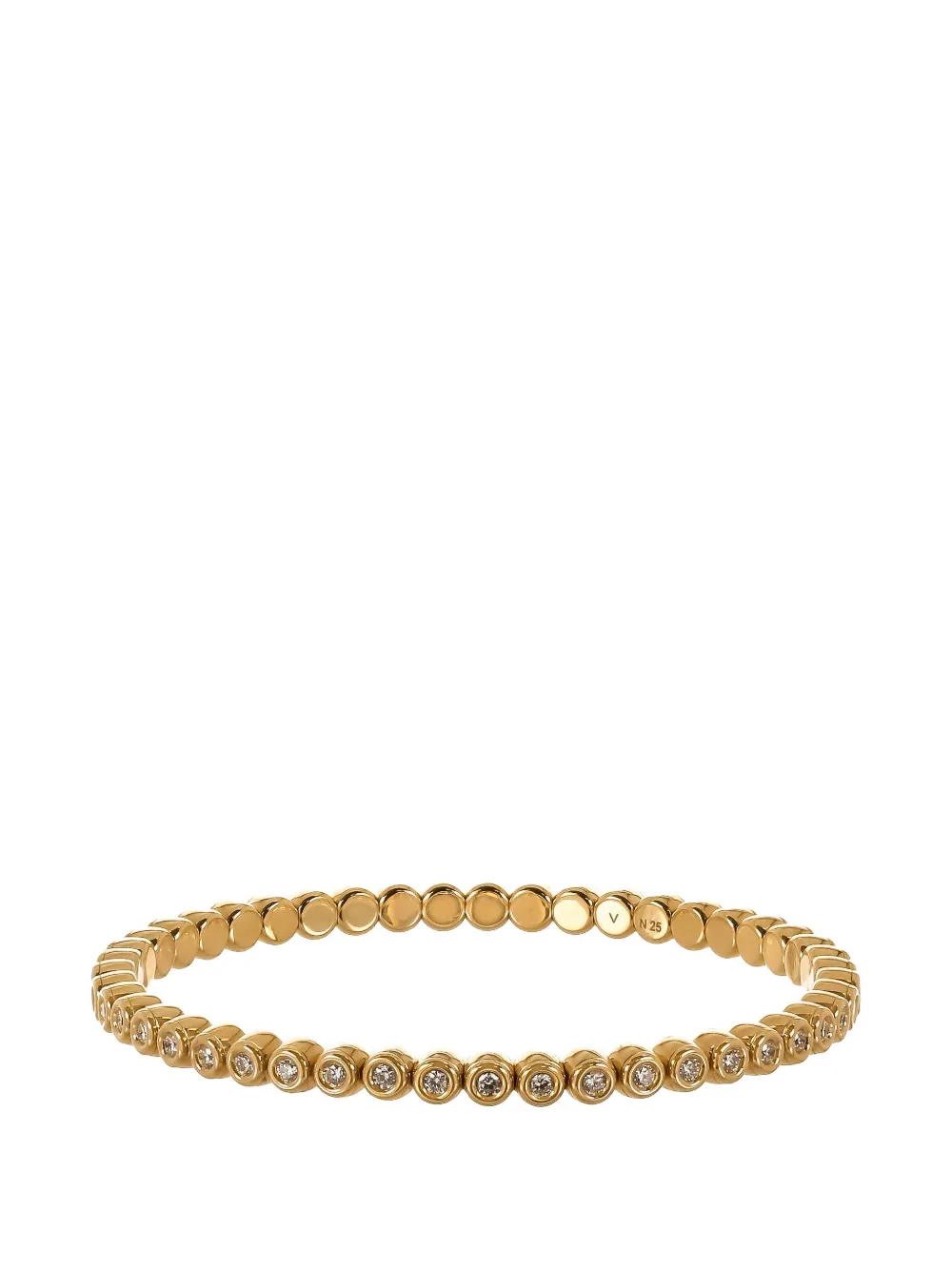 Roberto Demeglio diamond bezel bracelet - Gold