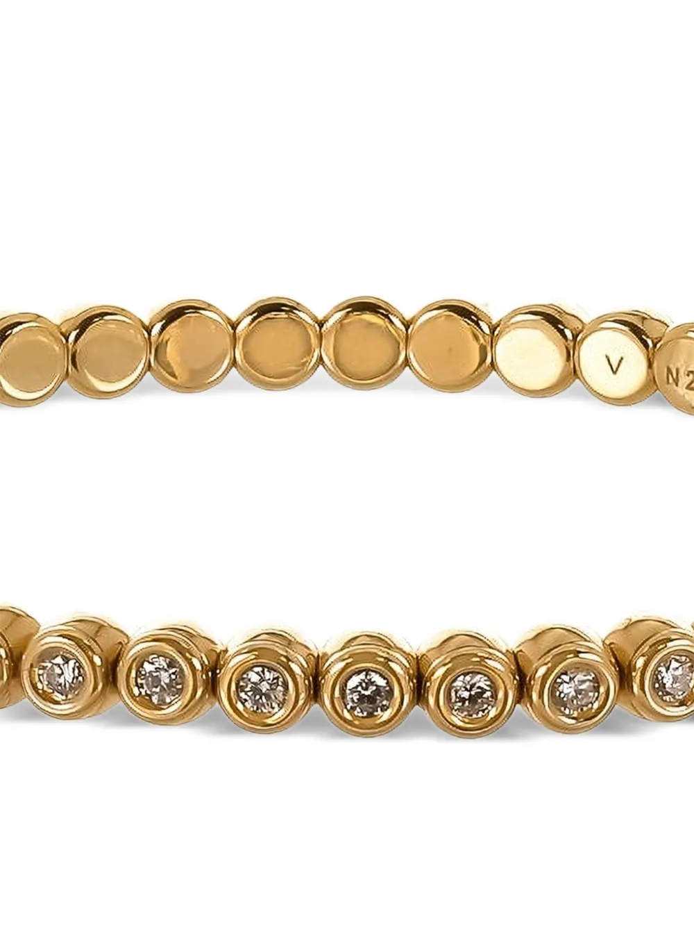  Roberto Demeglio Diamond Bezel Bracelet - Gold 