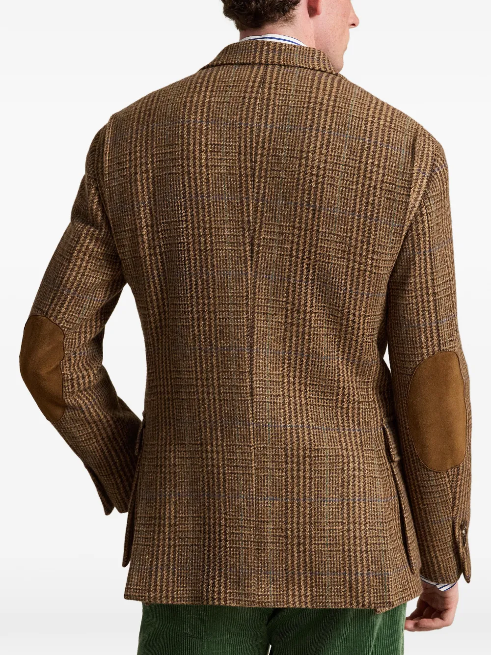 Polo Ralph Lauren The RL67 Glen geruit tweed jack Bruin