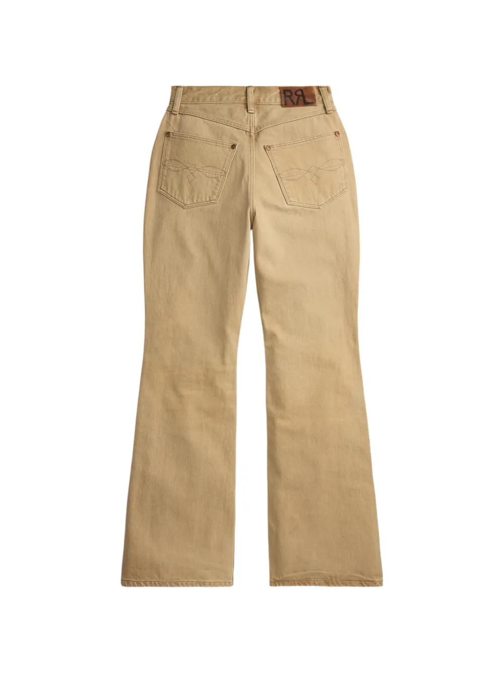 Ralph Lauren RRL Broek met geborduurde bloemen Beige