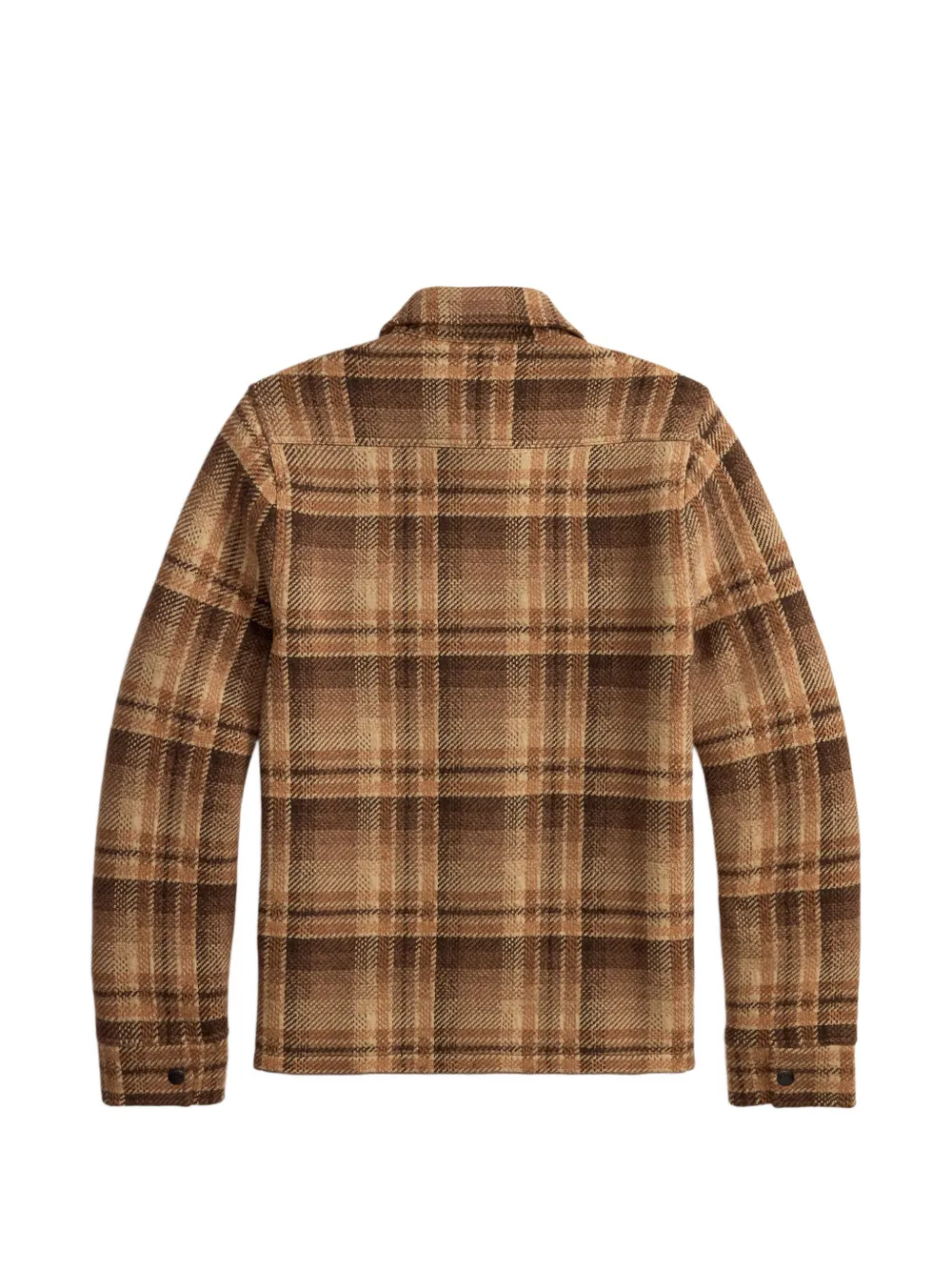 Ralph Lauren RRL Geruit wollen overhemd Bruin
