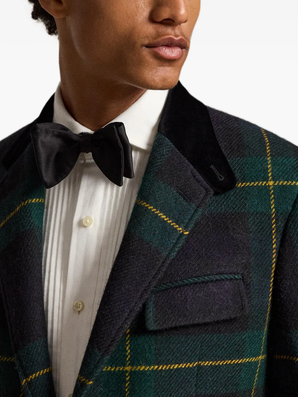 Polo Ralph Lauren Hacking geruit jack Blauw