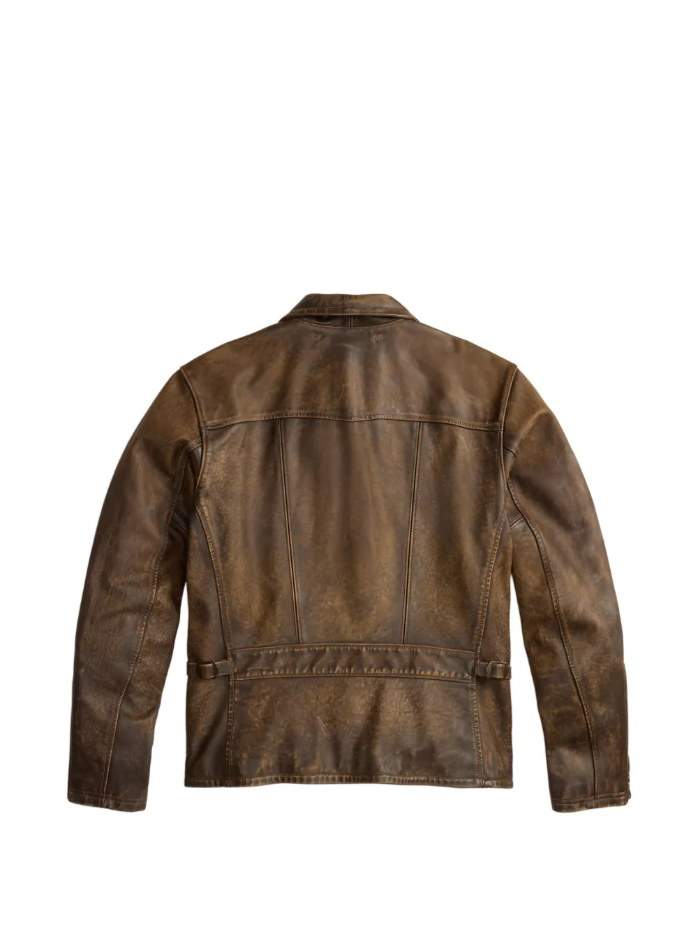 L*0様 RRL Ralph Lauren ブラウンレザージャケット サイズ5 Ralph Lauren RRL Zip Leather Jacket | Brown | FARFETCH