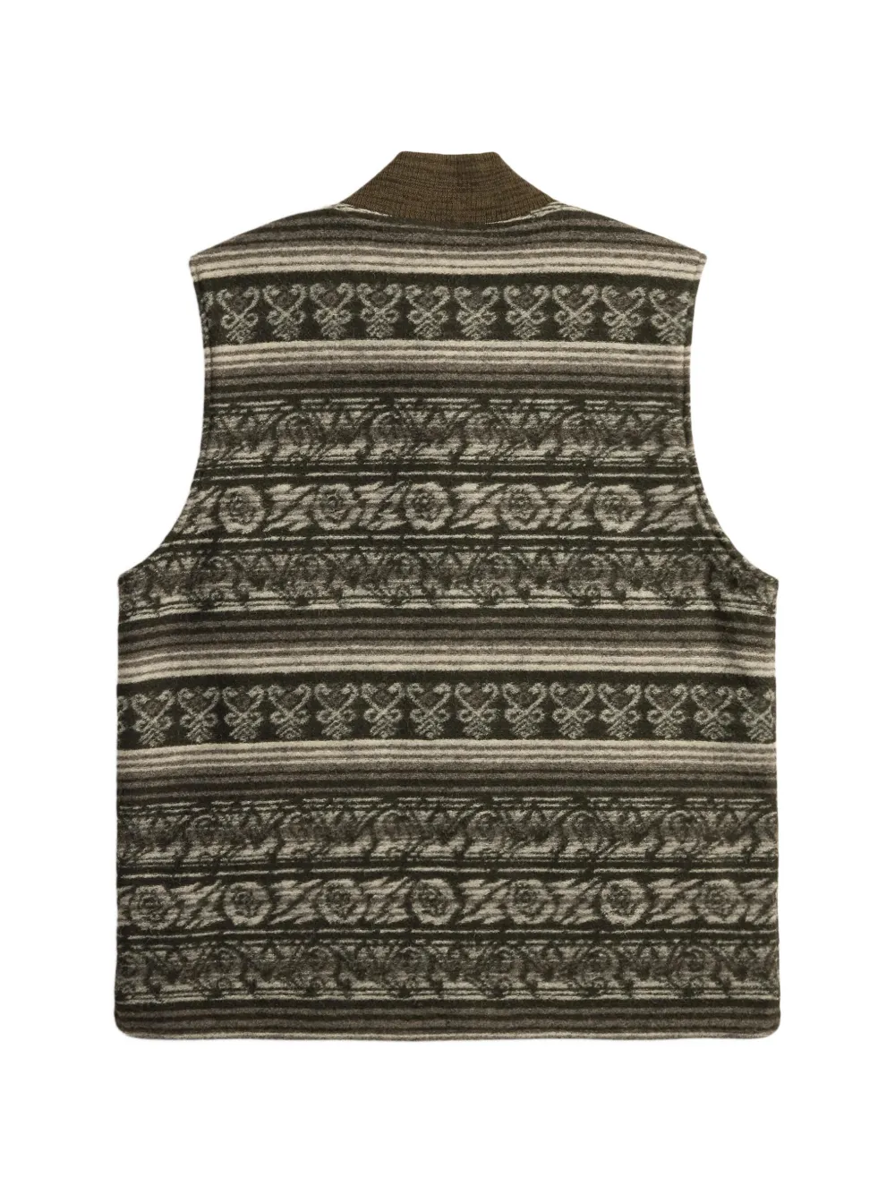 Ralph Lauren RRL Omkeerbare spencer met pied-de-poule jacquard Groen