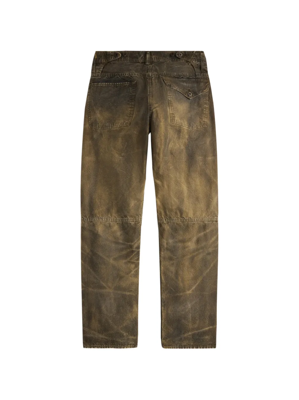 Ralph Lauren RRL Gerafelde jeans Groen