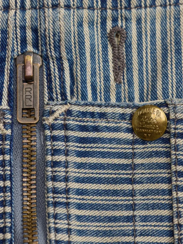 Ralph Lauren RRL ストライプ オーバーオール | ブルー | FARFETCH JP