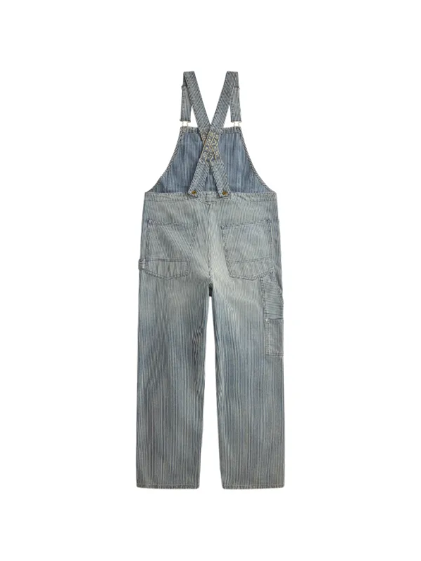 RRL オーバーオール　ラルフローレンrrl Ralph Lauren RRL ストライプ オーバーオール | ブルー | FARFETCH JP