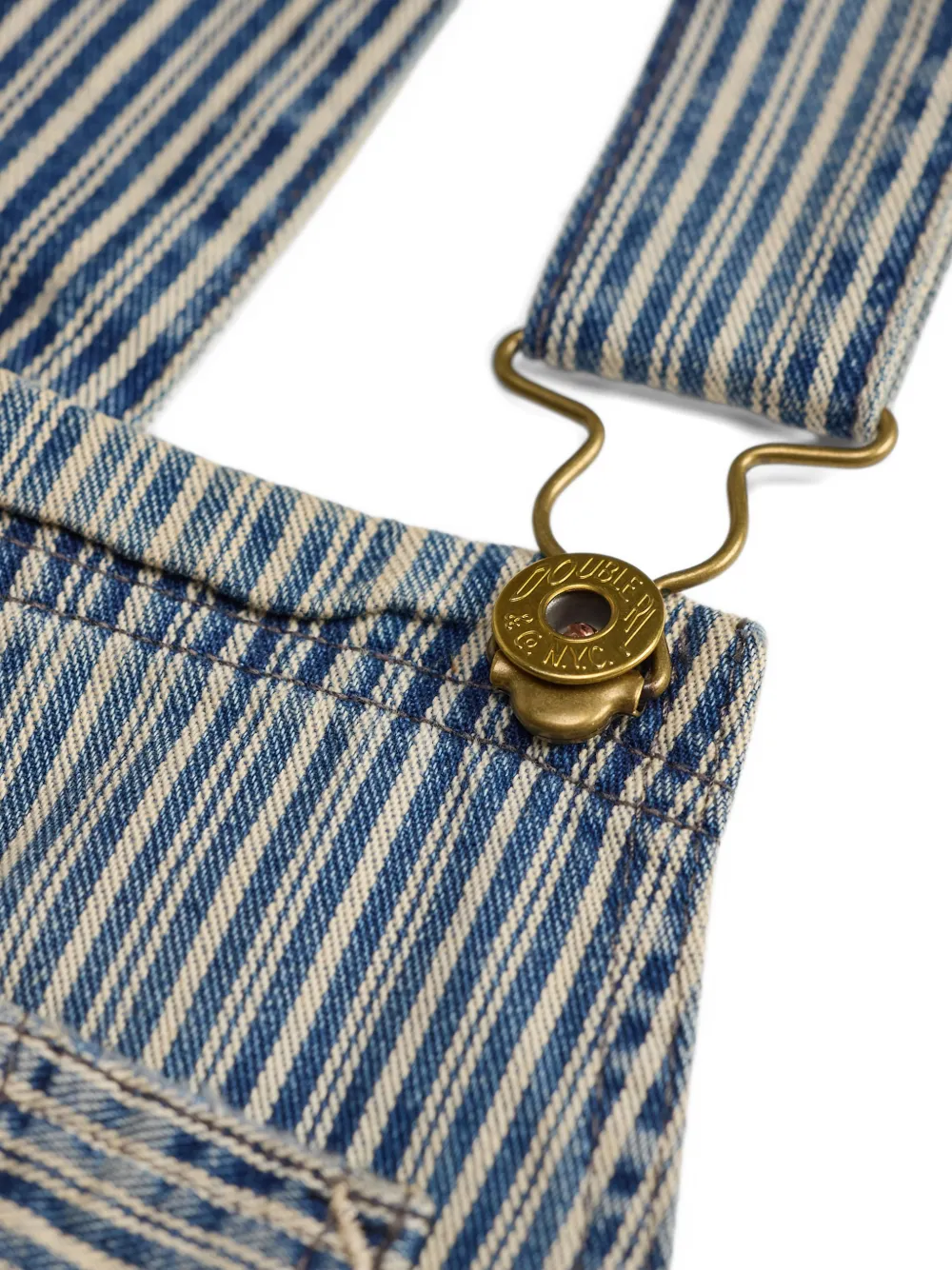 Ralph Lauren RRL Tuinbroek met hickory-streep Blauw