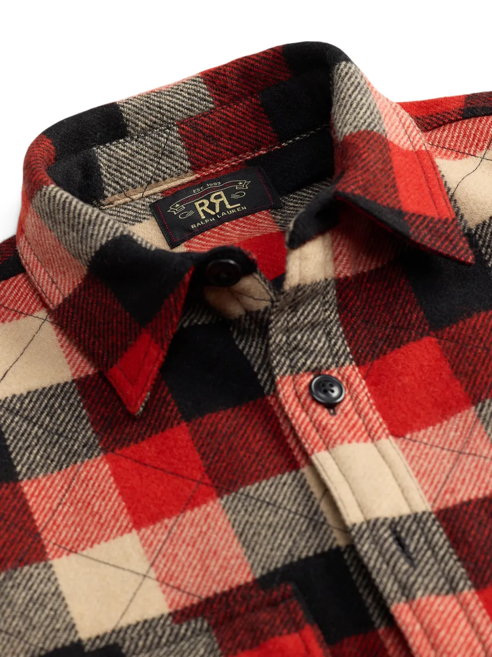 Ralph Lauren RRL Geruit overhemd Rood