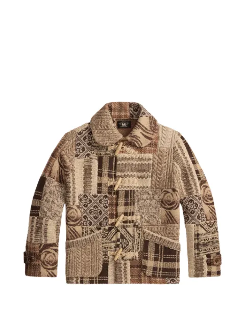 Ralph Lauren RRL кардиган в технике пэчворк с застежкой тогл