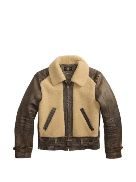 Ralph Lauren RRL shearling leather jacket