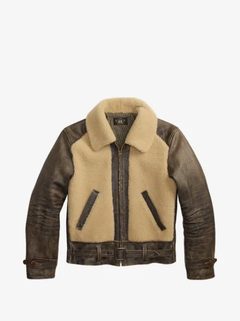 Ralph Lauren RRL shearling leather jacket