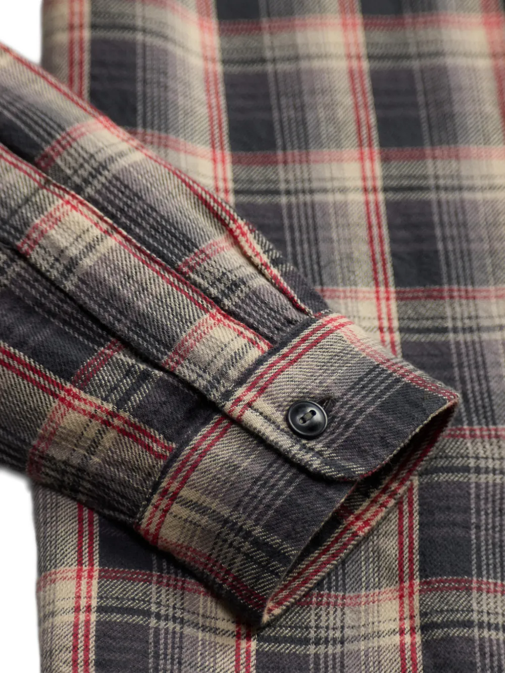 Ralph Lauren RRL Geruit overhemd met borstzak Grijs