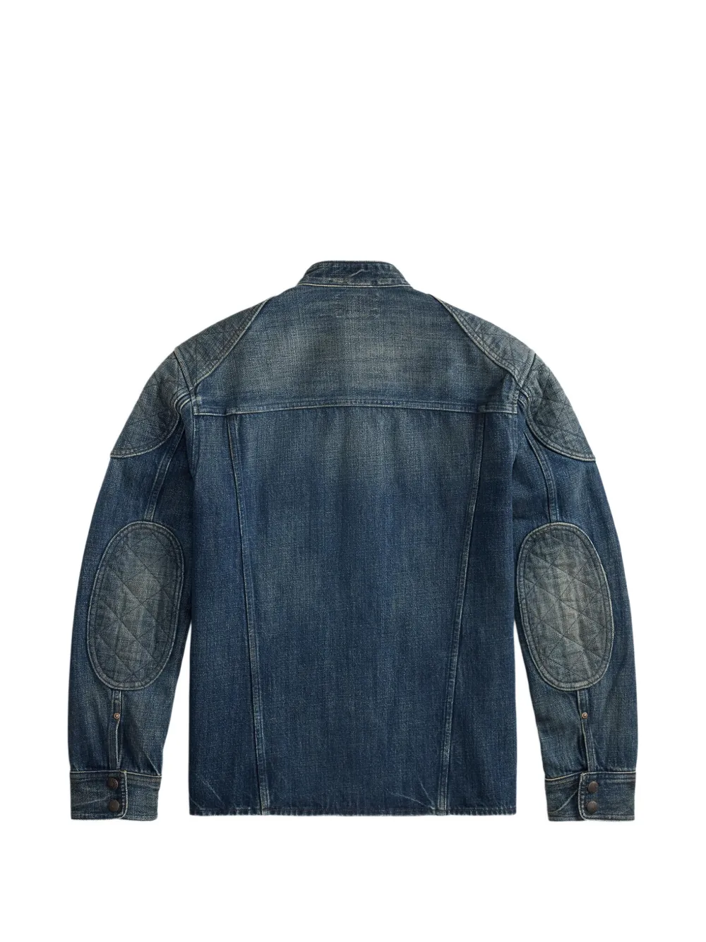 Ralph Lauren RRL Katoenen shirtjack met klepzak Blauw