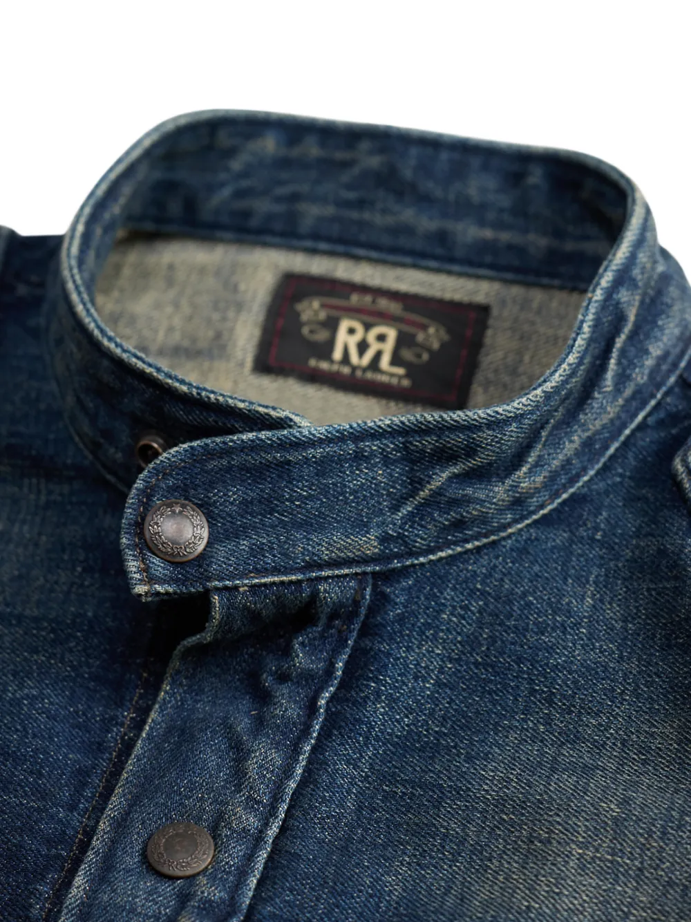 Ralph Lauren RRL Katoenen shirtjack met klepzak Blauw