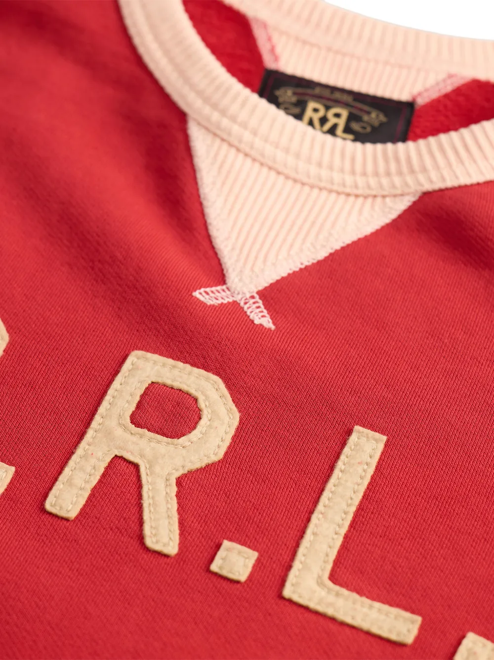 Ralph Lauren RRL Sweater met logopatch Rood