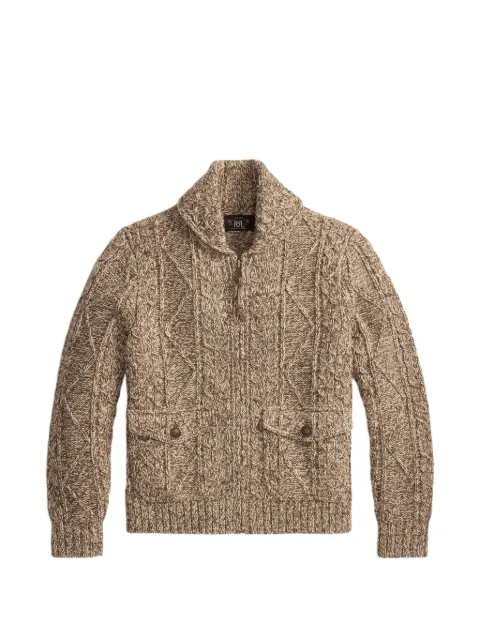 Ralph Lauren RRL cable-knit zip cardigan