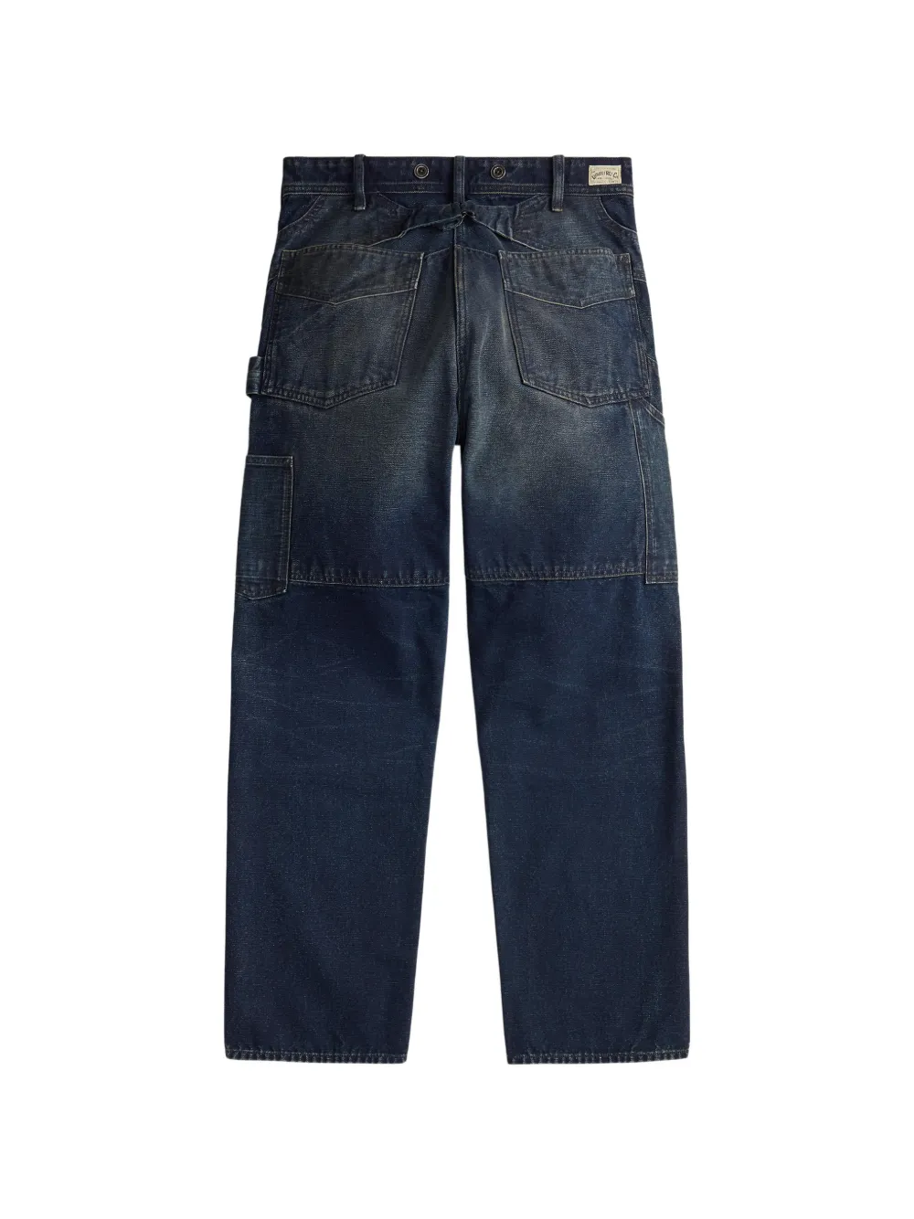 Ralph Lauren RRL Jeans met patchwork Blauw