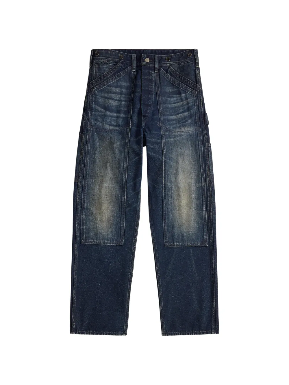 Ralph Lauren RRL Jeans im Patchwork-Look - Blau