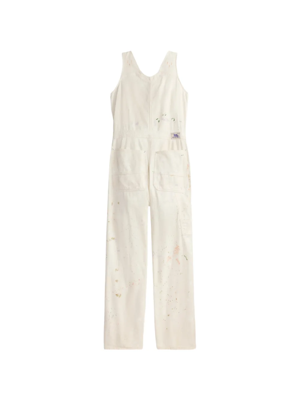 Ralph Lauren RRL Mouwloze jumpsuit met zak Beige