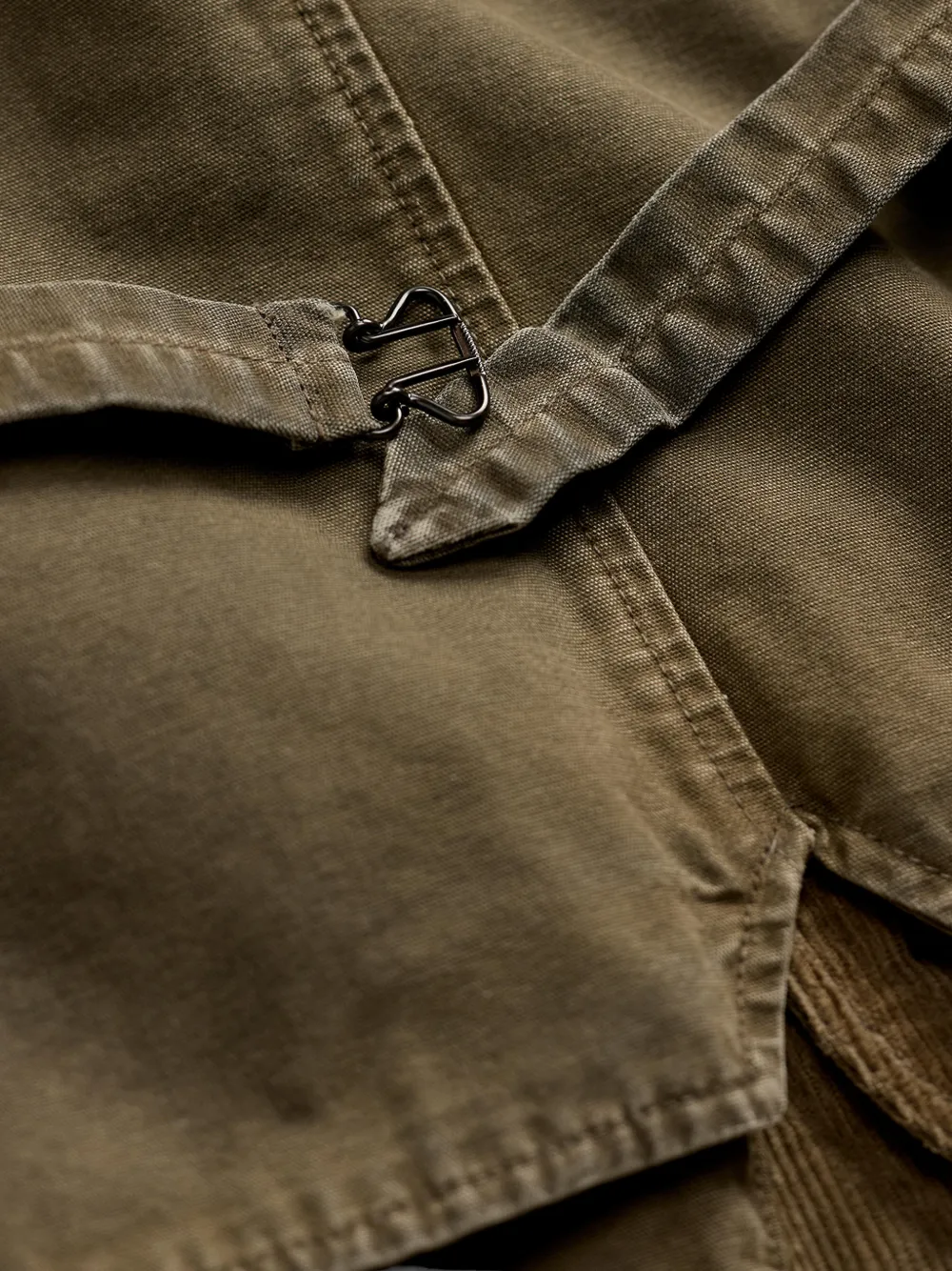 Ralph Lauren RRL Ribfluwelen katoenen spencer Bruin