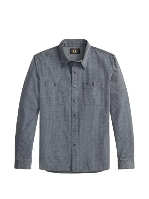 Ralph Lauren RRL camisa manga larga con motivo de cuadrícula