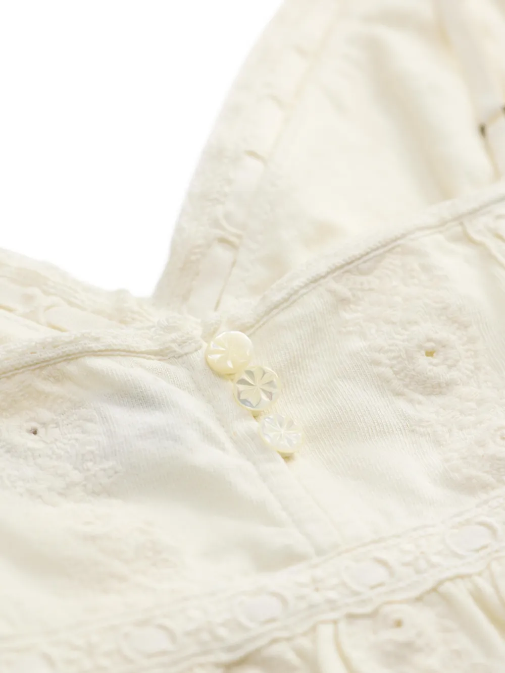 Ralph Lauren RRL Blouse met afwerking van kant Beige